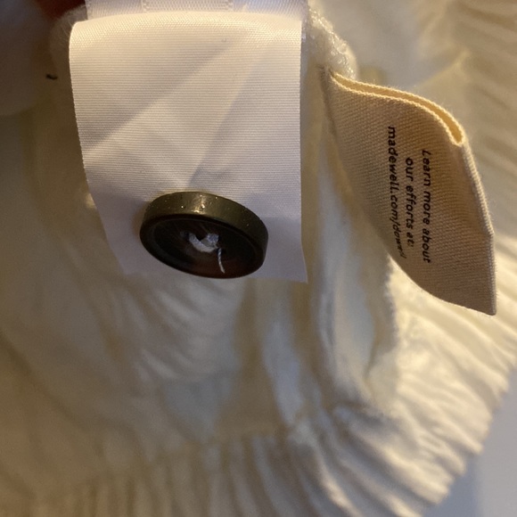 Madewell Crinkle Button-Front Top - Picture 6 of 6